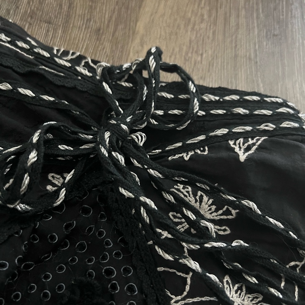 Fairygrunge fairycore boho embroidered boho gypsy patchwork xs skirt - Picture 3 of 5